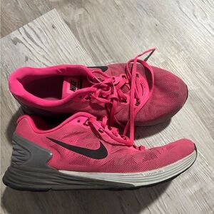 Nike Women's LunarGlide 6 Size 8.5 Vibrant Pink Athletic Shoes